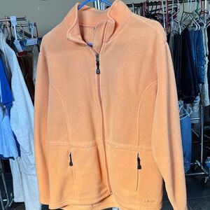 L.L. Bean Peach Women’s Fleece Jacket